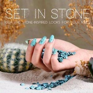 Color Street - ”Mojave Turquoise”, a frost finish sky blue stone design set